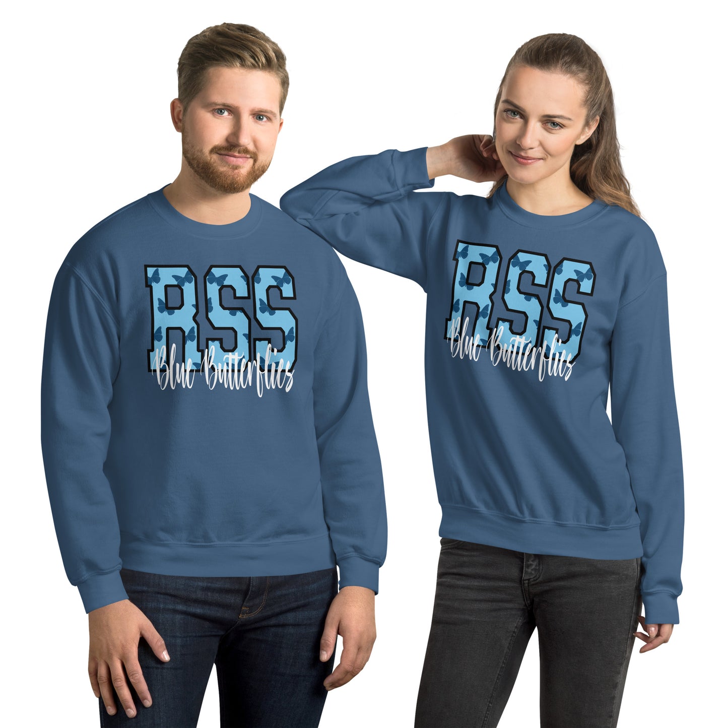 Butterfly Block Breeze crewneck sweatshirt - adult