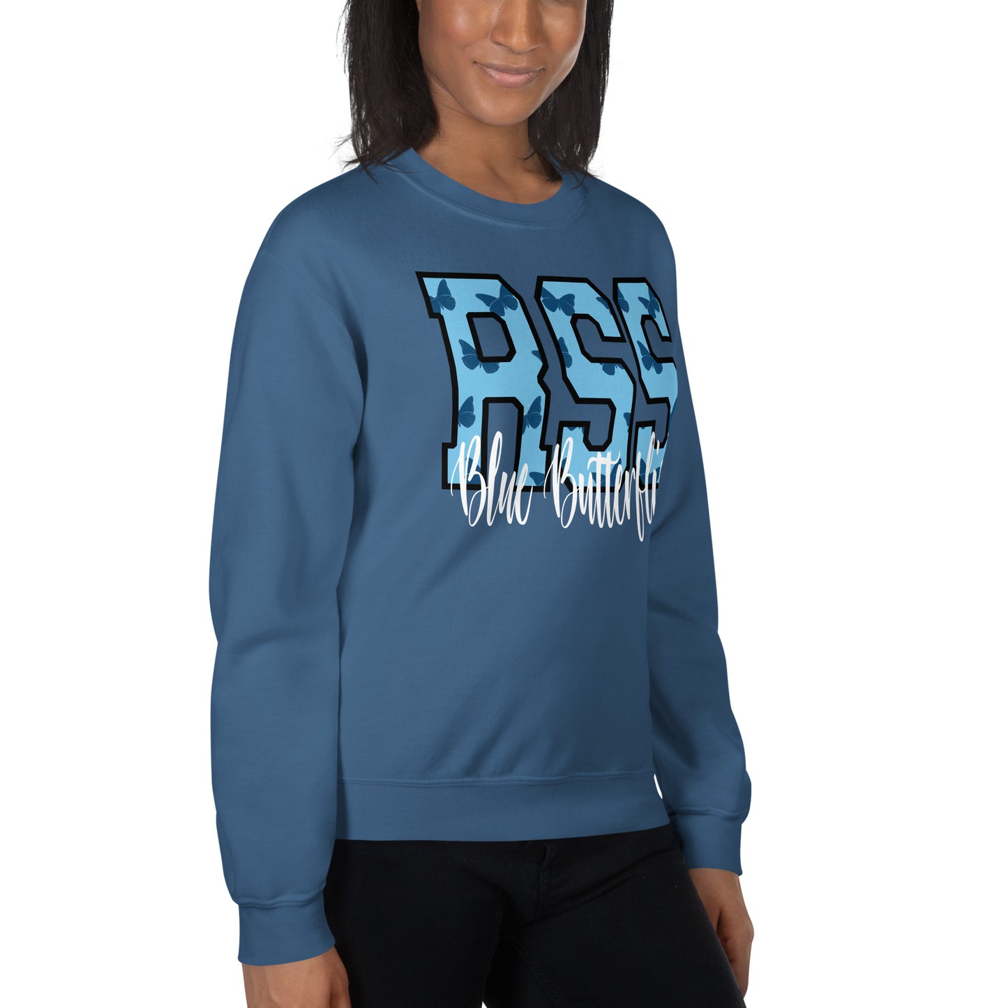 Butterfly Block Breeze crewneck sweatshirt - adult