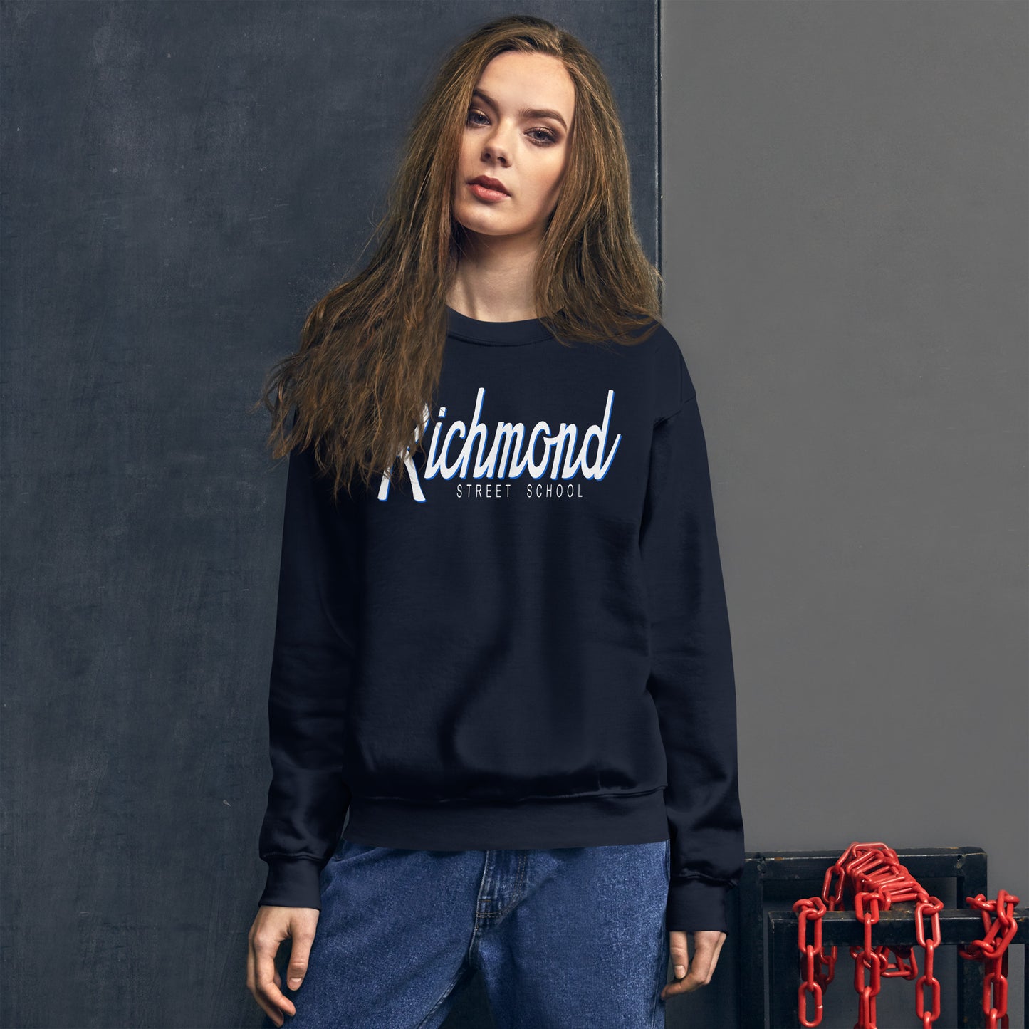 Script '90s crewneck sweatshirt - adult