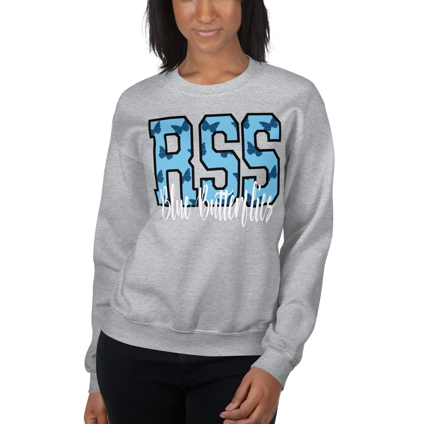 Butterfly Block Breeze crewneck sweatshirt - adult