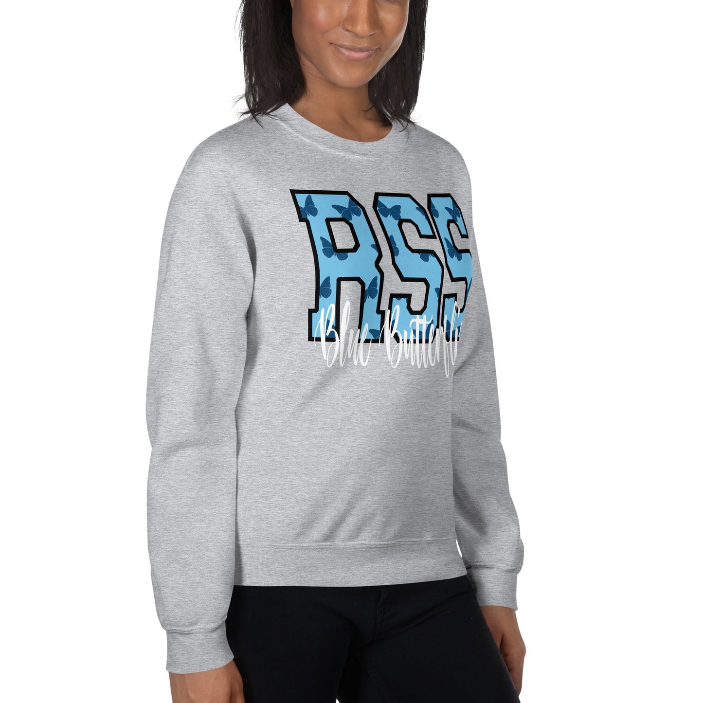 Butterfly Block Breeze crewneck sweatshirt - adult