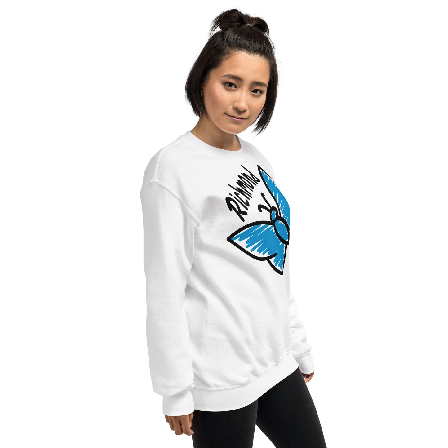Doodle Flight crewneck sweatshirt - adult