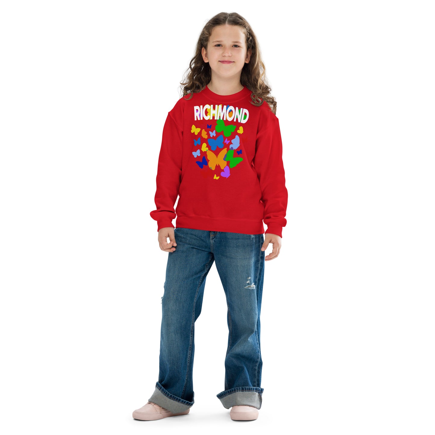 Kaleidoscope of Wonder crewneck sweatshirt - youth