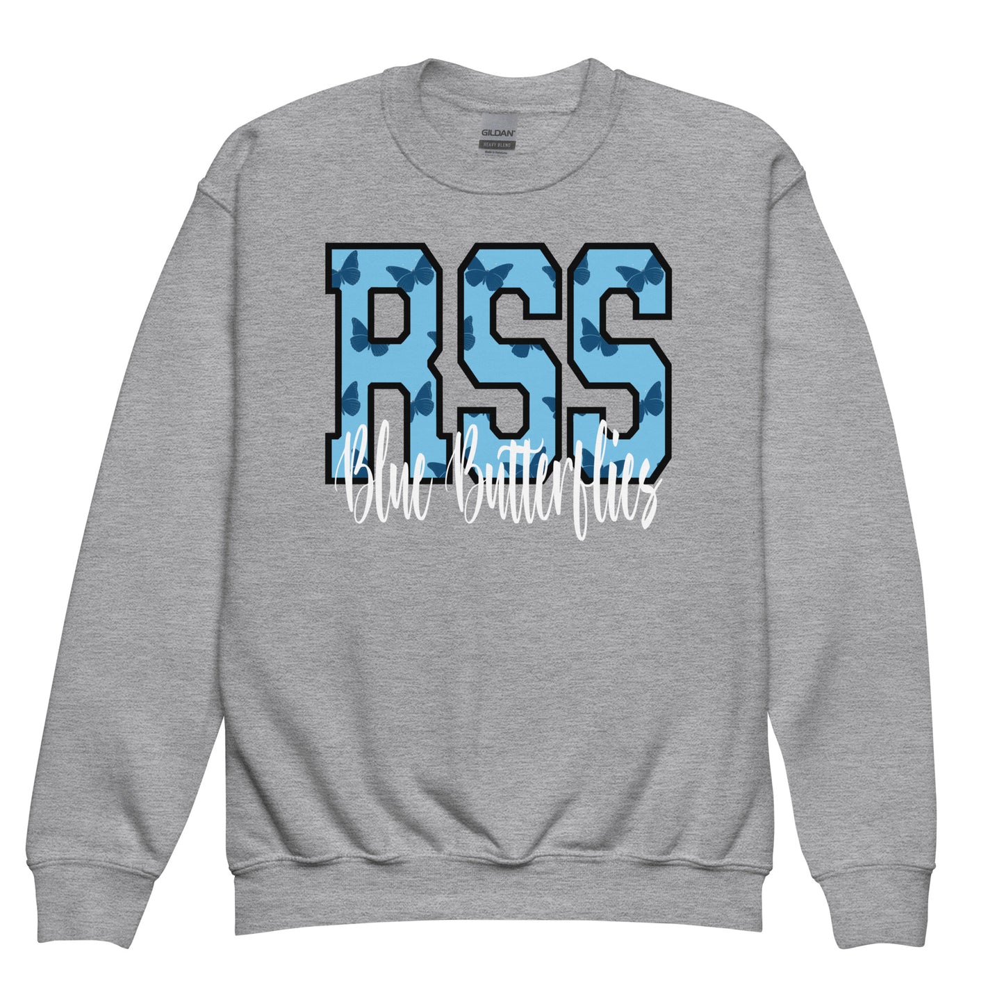 Butterfly Block Breeze crewneck sweatshirt - youth