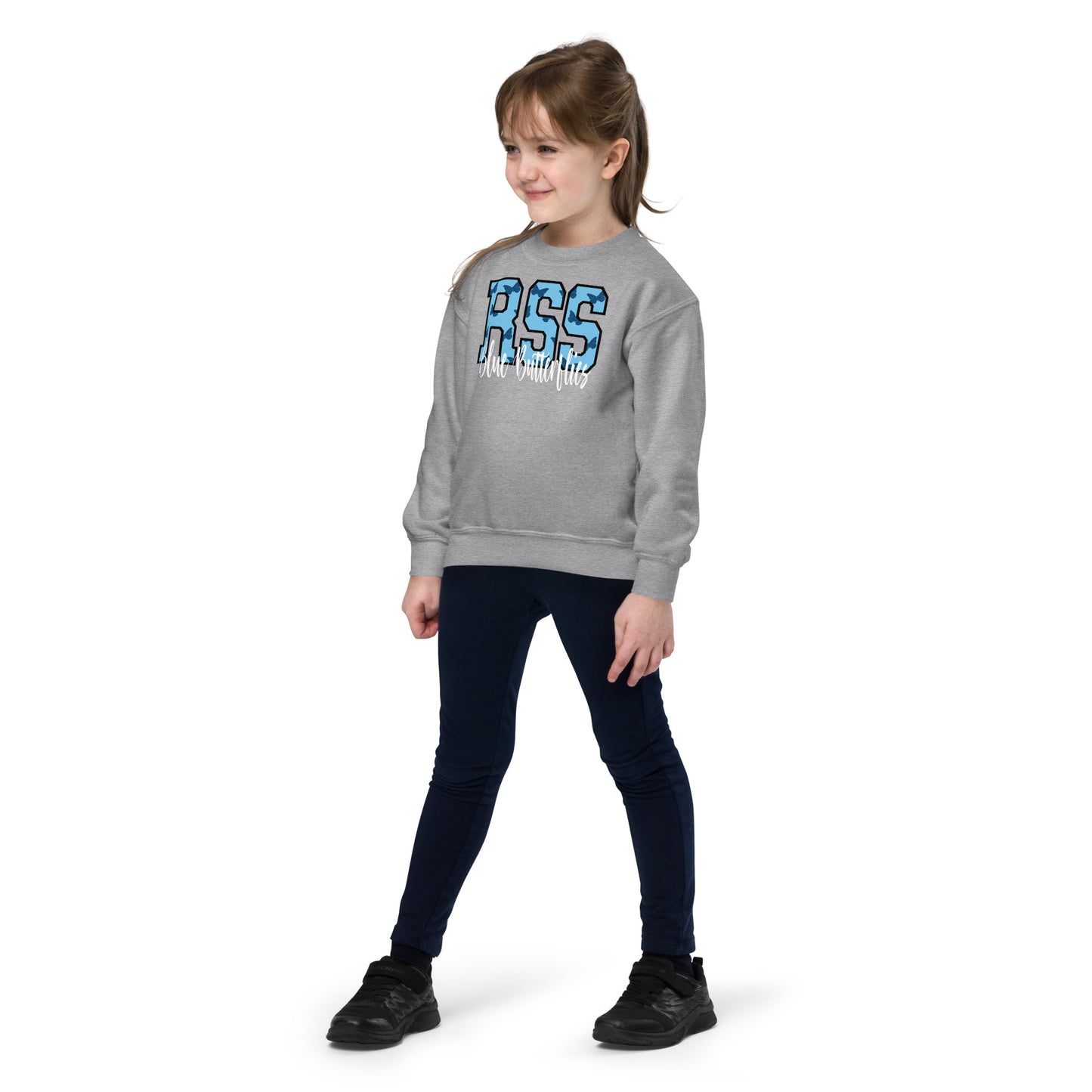 Butterfly Block Breeze crewneck sweatshirt - youth