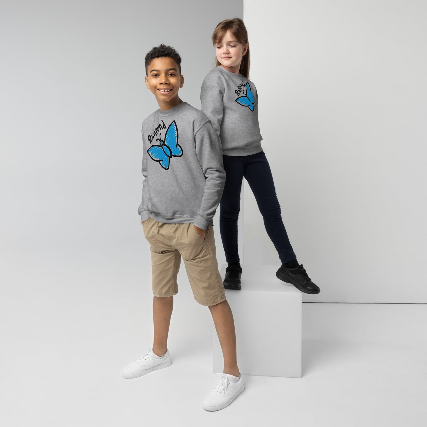 Doodle Flight crewneck sweatshirt - youth