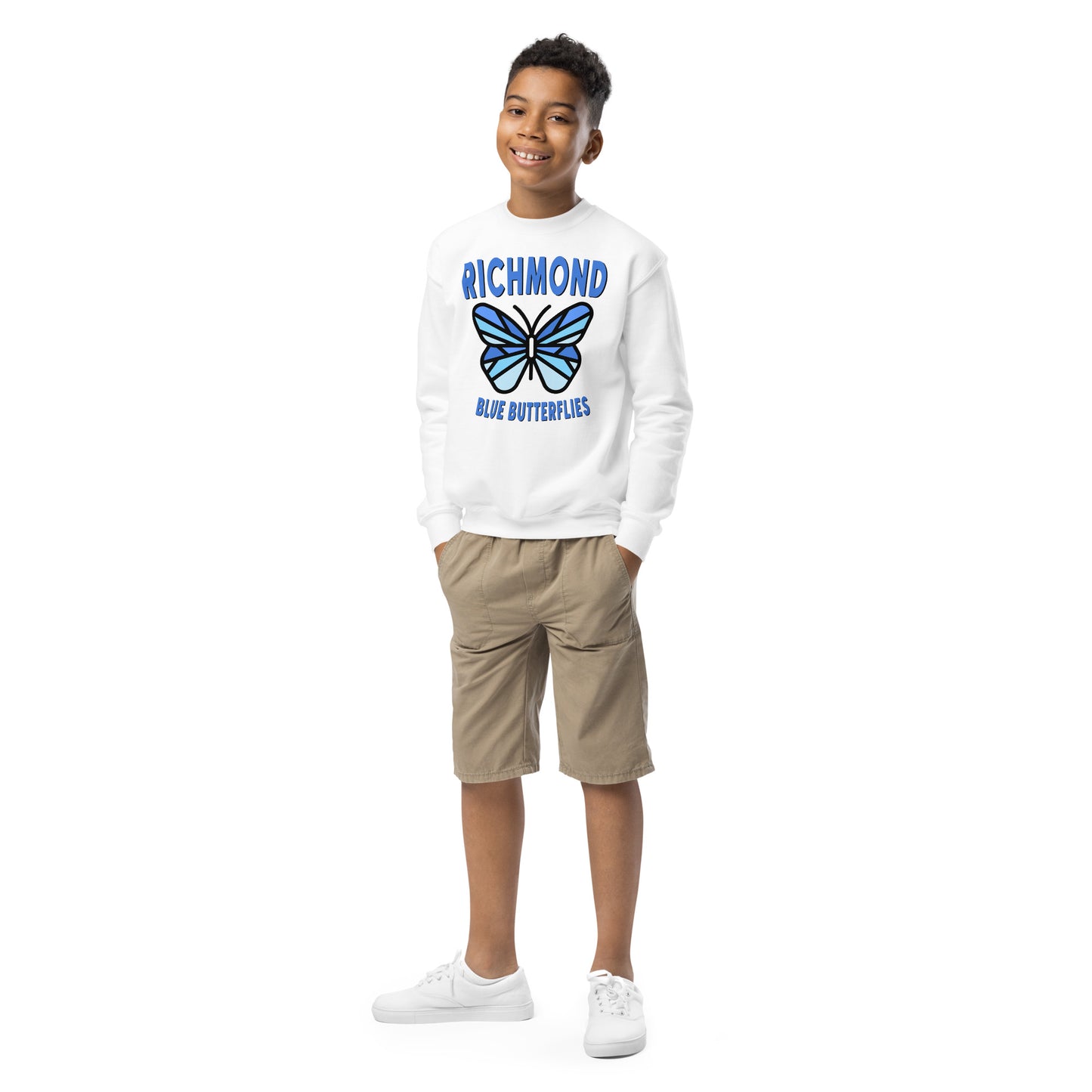 Mosaic Majesty crewneck sweatshirt - youth