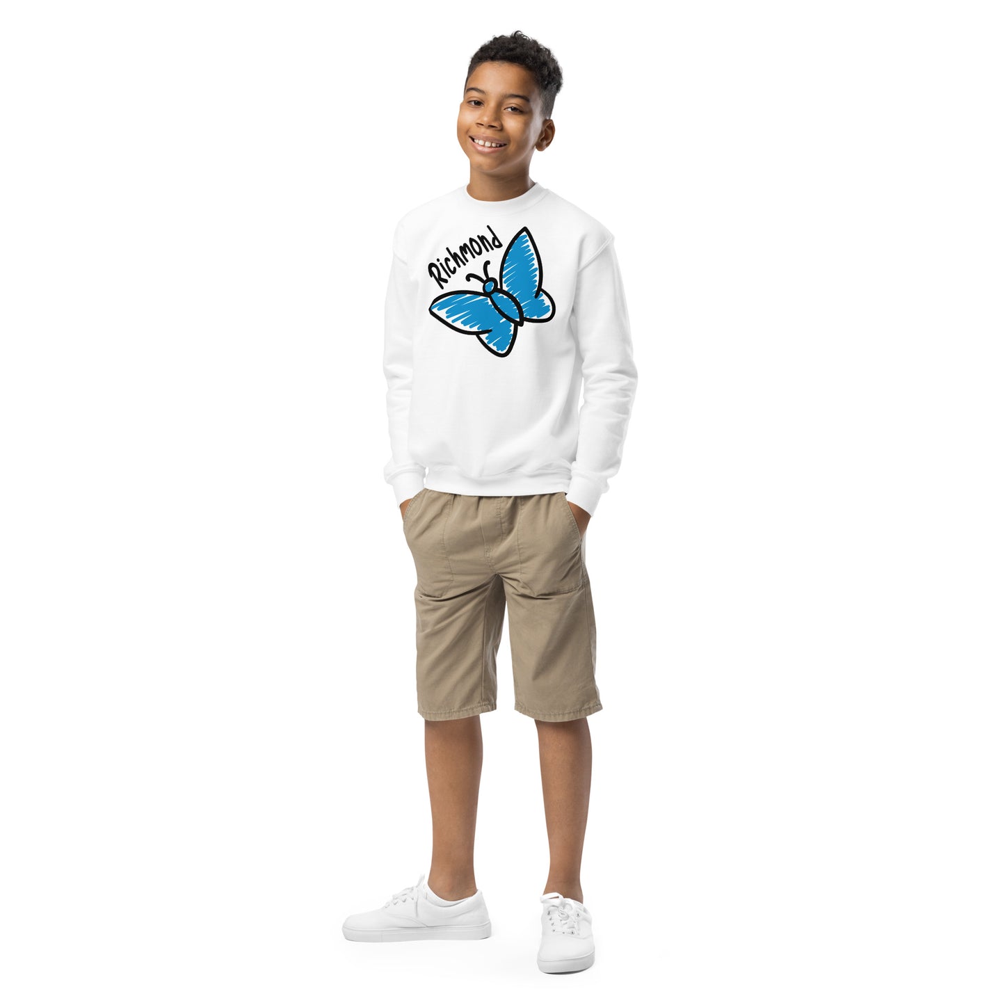 Doodle Flight crewneck sweatshirt - youth