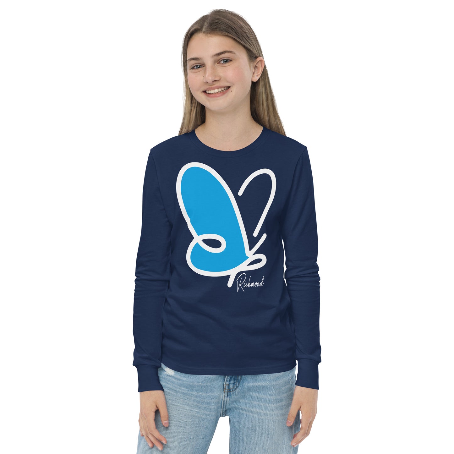 Abstract Flutter long sleeve t-shirt - youth