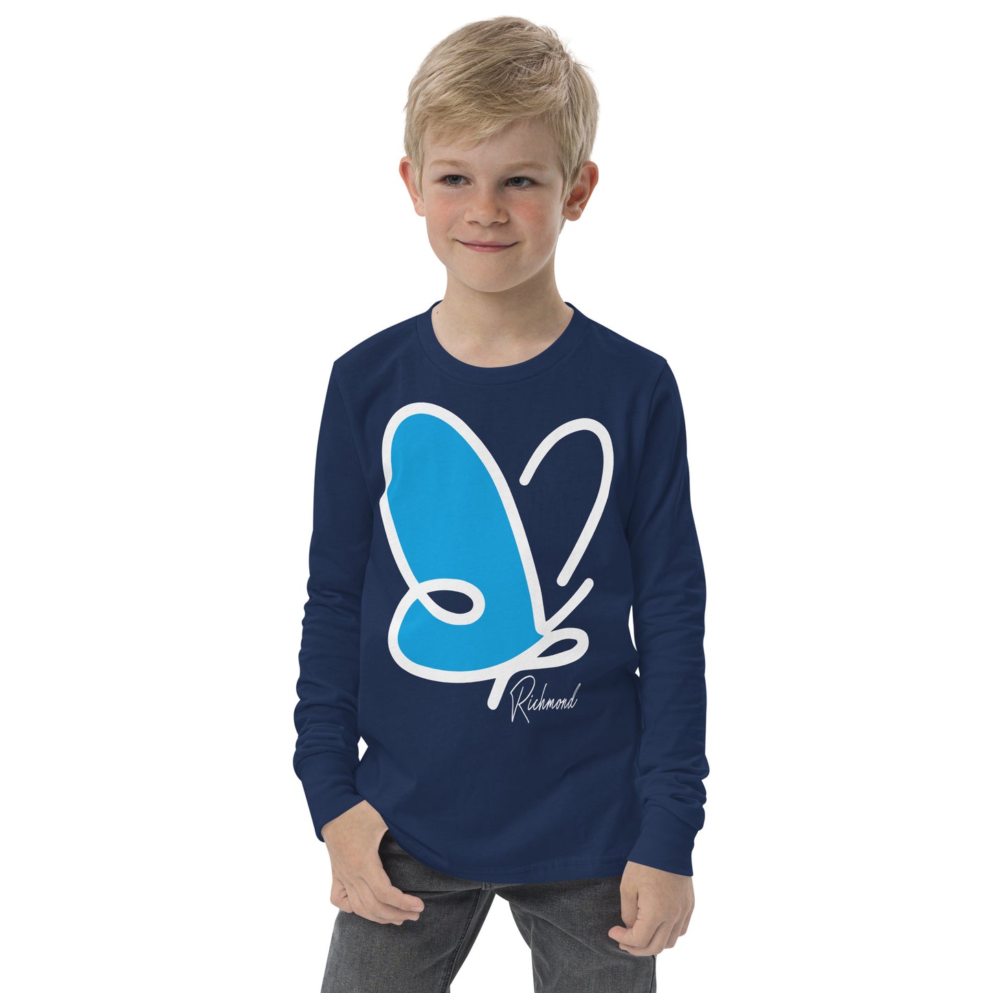 Abstract Flutter long sleeve t-shirt - youth