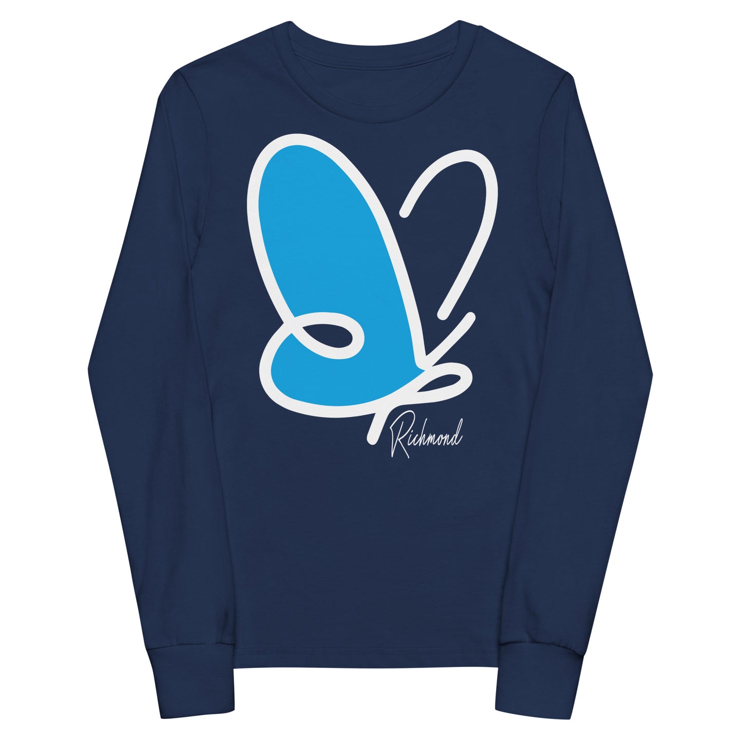 Abstract Flutter long sleeve t-shirt - youth