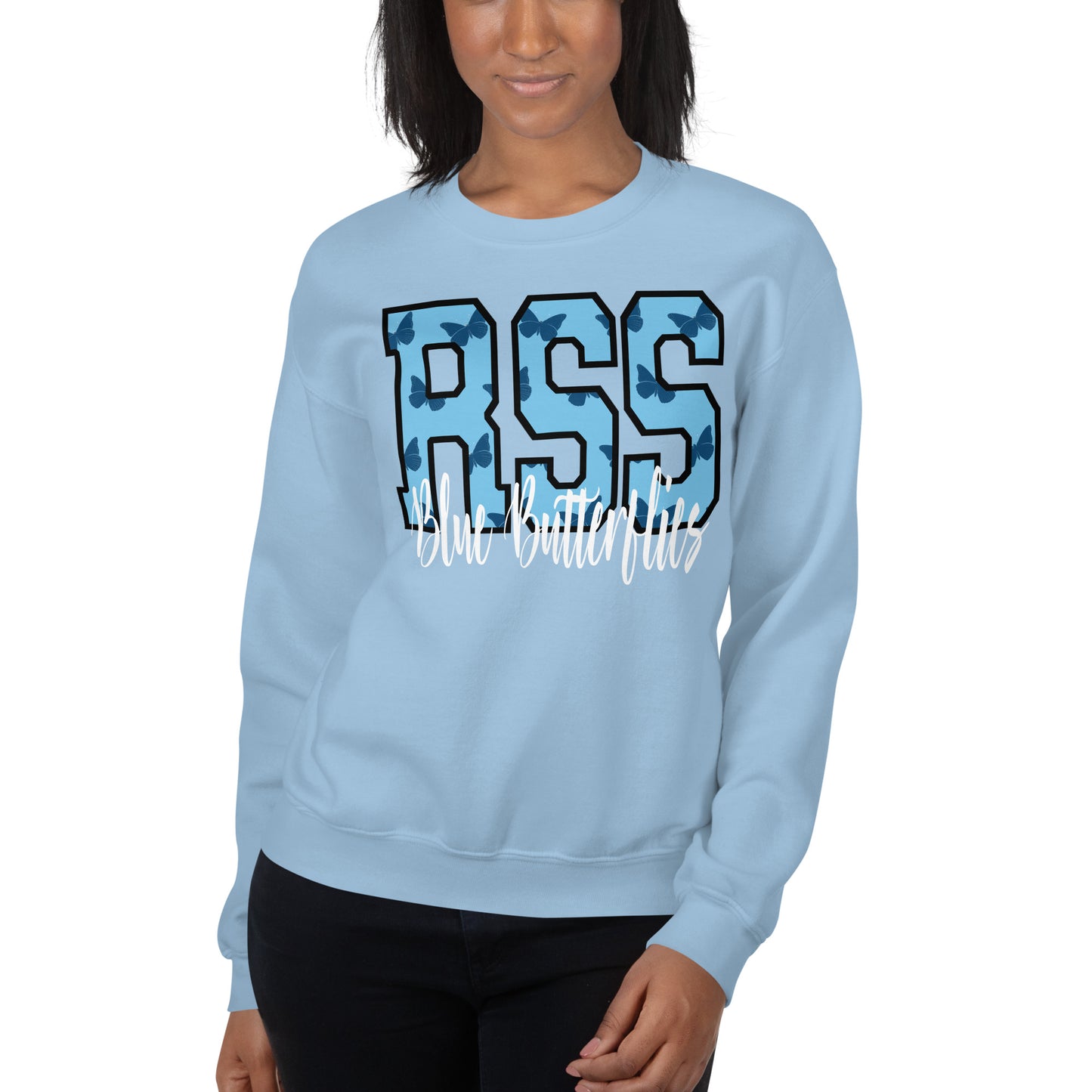 Butterfly Block Breeze crewneck sweatshirt - adult