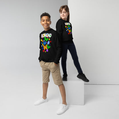 Kaleidoscope of Wonder crewneck sweatshirt - youth