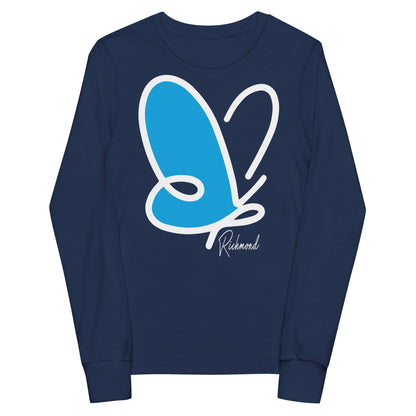 Abstract Flutter long sleeve t-shirt - youth